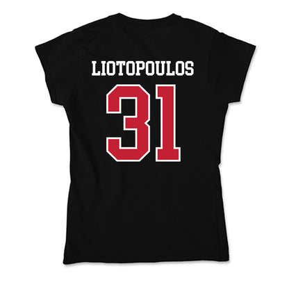 St. Johns - NCAA Men's Basketball : Lefteris Liotopoulos - Classic Shersey Soft Style Women’s T-Shirt-1