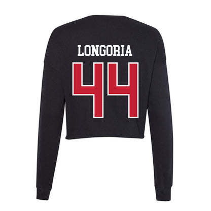 St. Johns - NCAA Baseball : Tyler Longoria - Classic Shersey Women's Cropped Crew Fleece-1