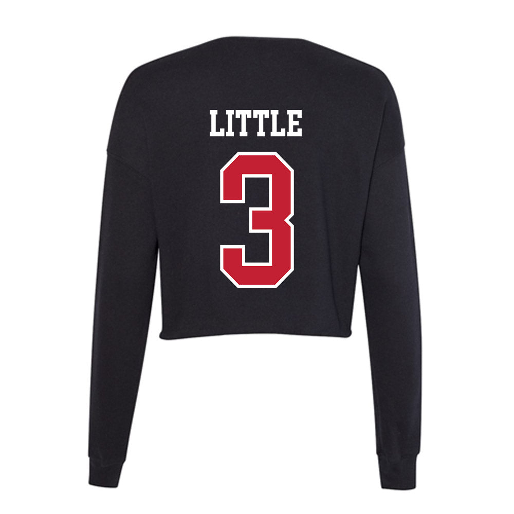 St. Johns - NCAA Women's Basketball : Ariel Little - Classic Shersey Women's Cropped Crew Fleece-1