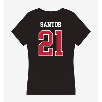 St. Johns - NCAA Softball : Melanie Santos - Classic Shersey Women's V-Neck T-Shirt-1