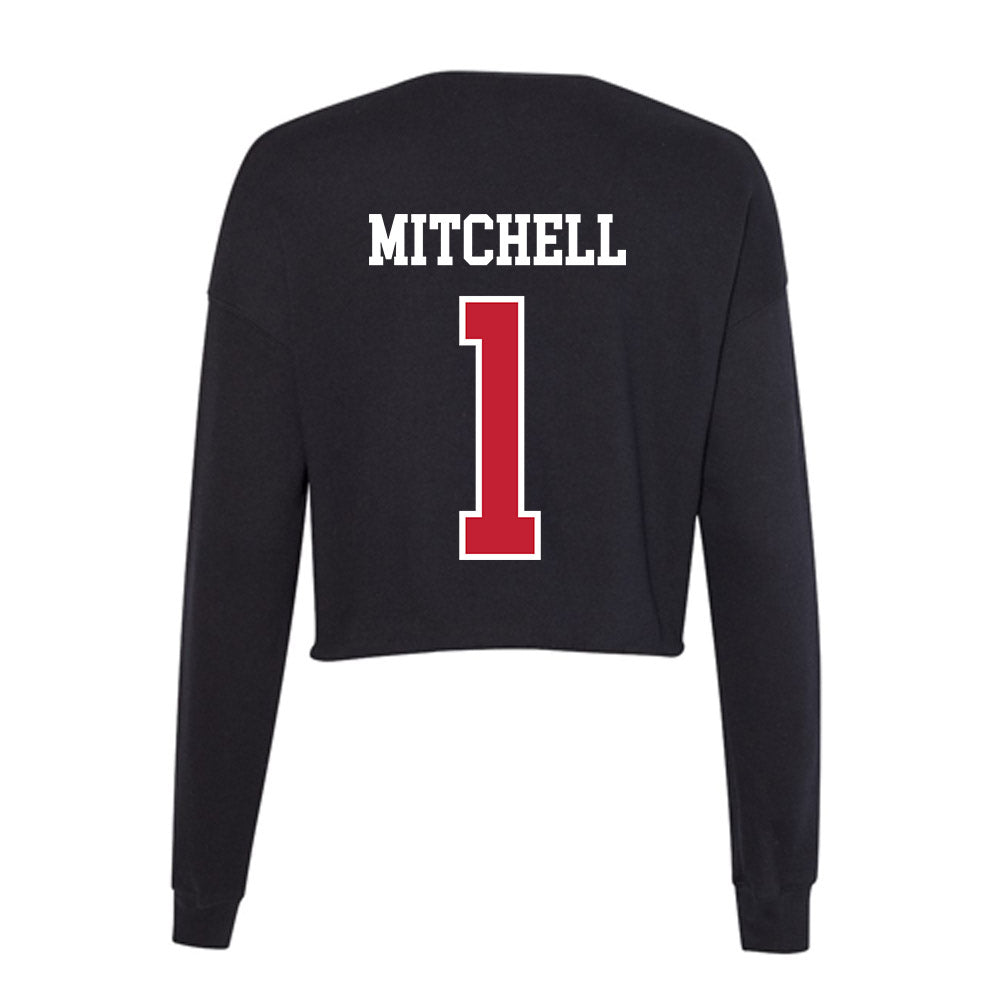 St. Johns - NCAA Men's Basketball : Dillon Mitchell - Classic Shersey Women's Cropped Crew Fleece-1