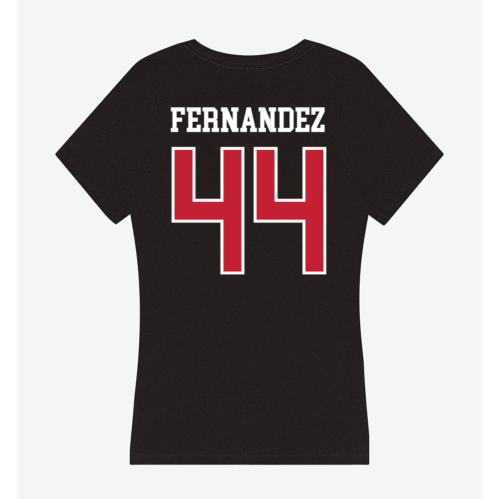 St. Johns - NCAA Softball : Gia Fernandez - Classic Shersey Women's V-Neck T-Shirt-1