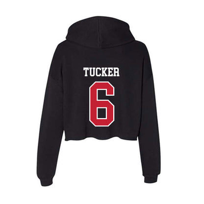St. Johns - NCAA Baseball : Jackson Tucker - Classic Shersey Women's Crop Fleece Hoodie-1