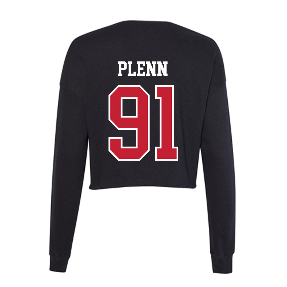 St. Johns - NCAA Men's Lacrosse : Noah Plenn - Classic Shersey Women's Cropped Crew Fleece-1