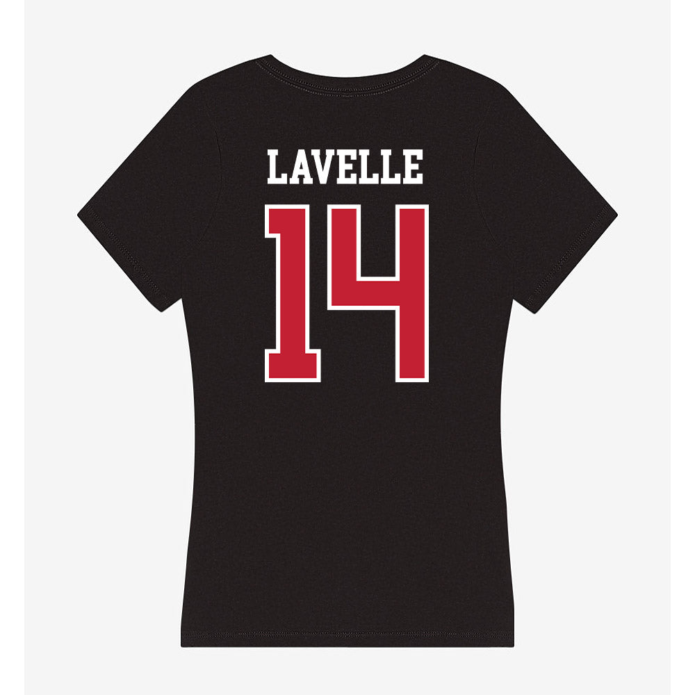 St. Johns - NCAA Women's Basketball : Kylie Lavelle - Classic Shersey Women's V-Neck T-Shirt-1