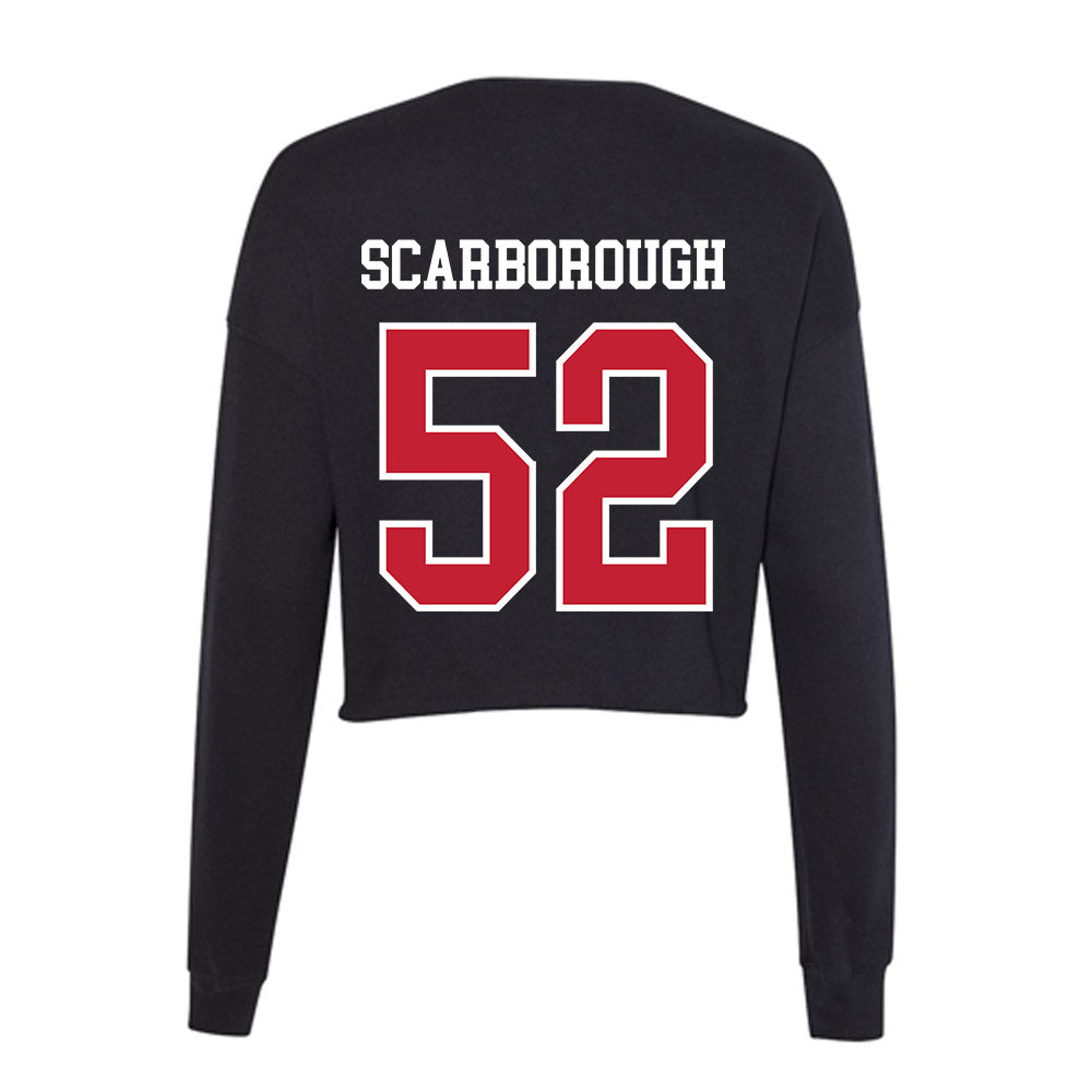 St. Johns - NCAA Men's Lacrosse : Patrick Scarborough - Classic Shersey Women's Cropped Crew Fleece-1