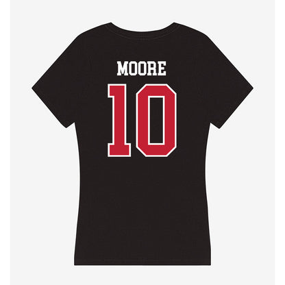 St. Johns - NCAA Women's Basketball : Brooke Moore - Classic Shersey Women's V-Neck T-Shirt-1