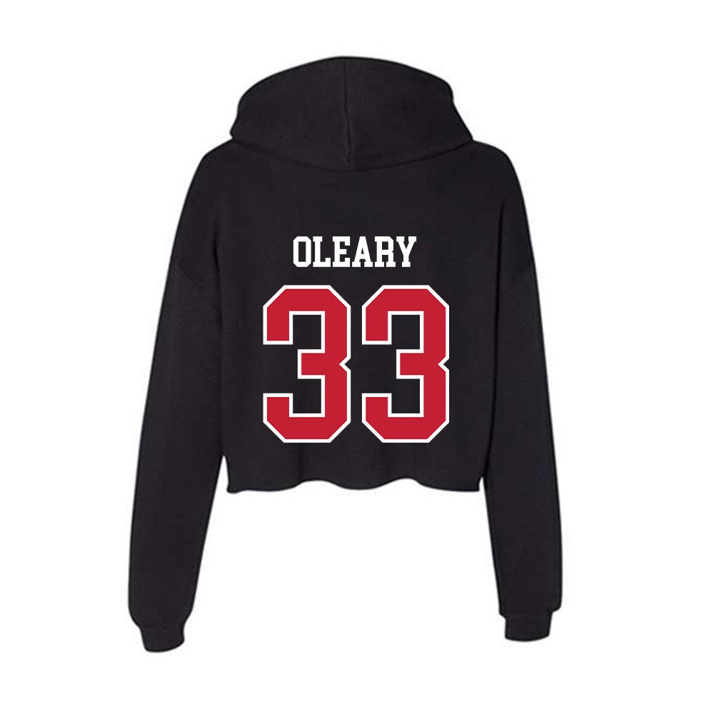 St. Johns - NCAA Baseball : Liam Oleary - Classic Shersey Women's Crop Fleece Hoodie-1