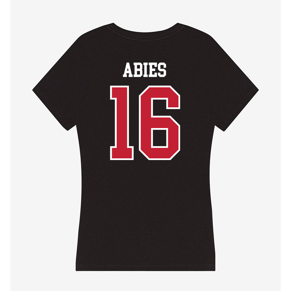 St. Johns - NCAA Women's Basketball : Daniela Abies - Classic Shersey Women's V-Neck T-Shirt-1