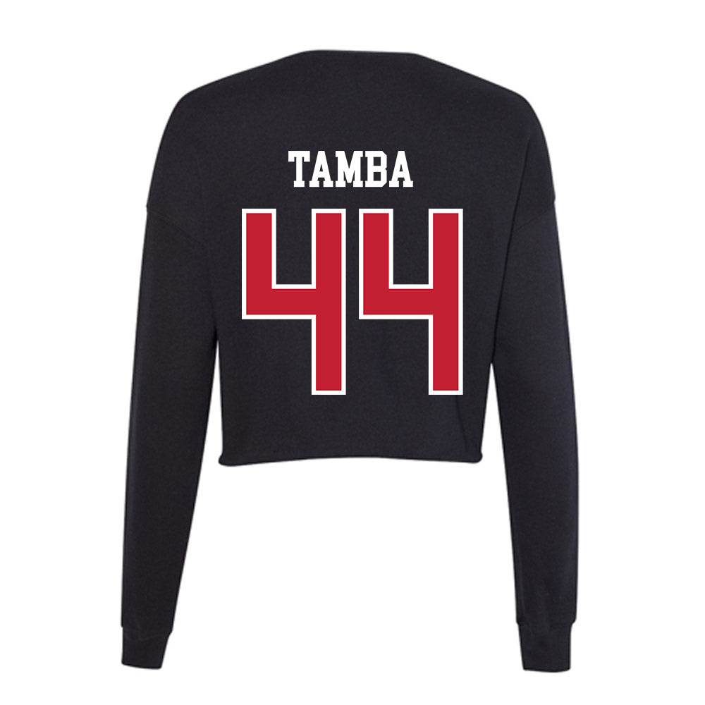 St. Johns - NCAA Men's Basketball : Handje Tamba - Classic Shersey Women's Cropped Crew Fleece-1