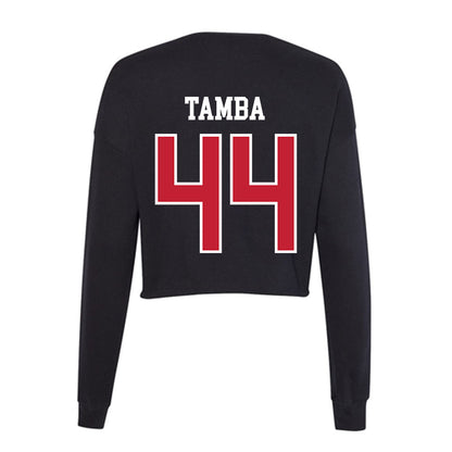 St. Johns - NCAA Men's Basketball : Handje Tamba - Classic Shersey Women's Cropped Crew Fleece-1