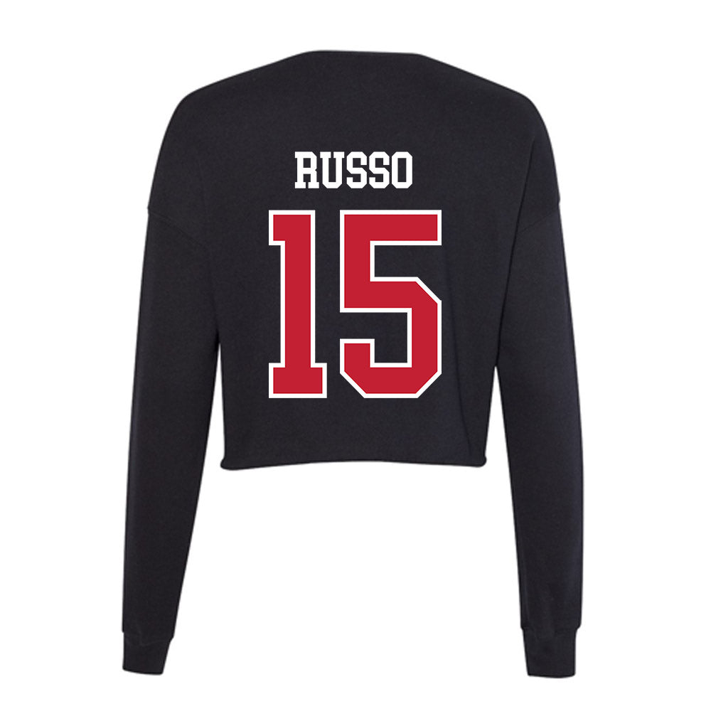 St. Johns - NCAA Baseball : Grant Russo - Classic Shersey Women's Cropped Crew Fleece-1