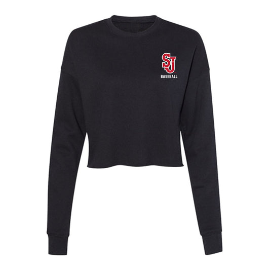 St. Johns - NCAA Baseball : Jayder Raifstanger - Classic Shersey Women's Cropped Crew Fleece-0