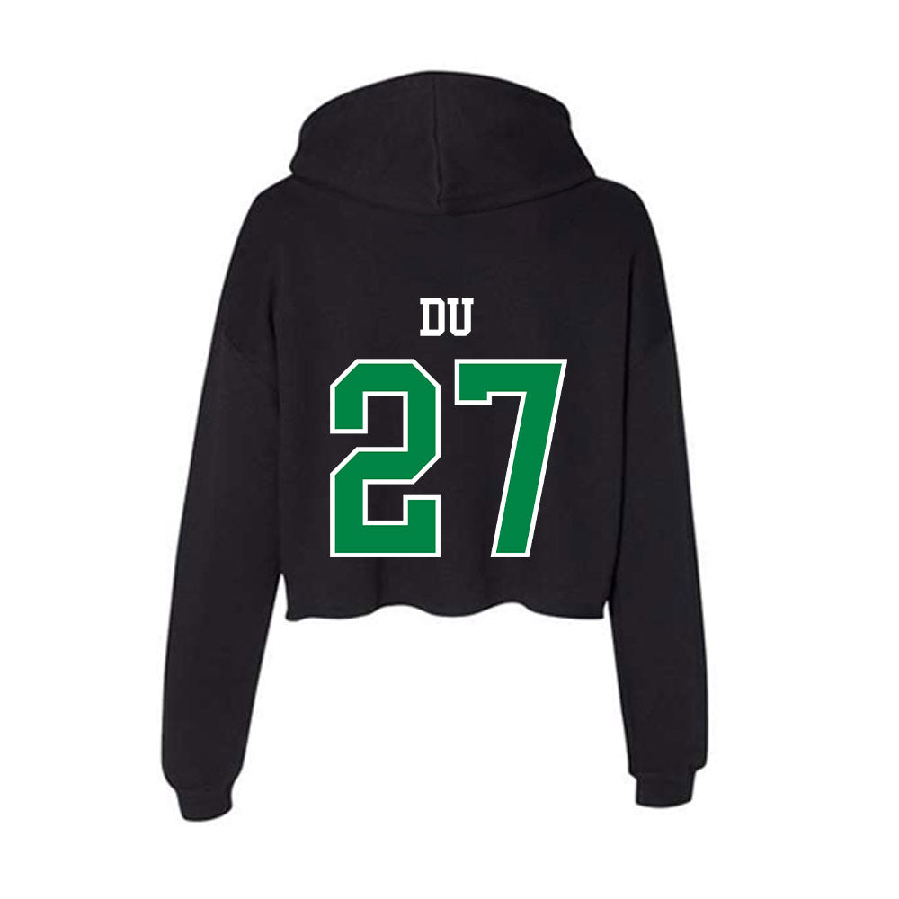 USC Upstate - NCAA Men's Soccer : Qingcheng Du - Women's Crop Fleece Hoodie-1