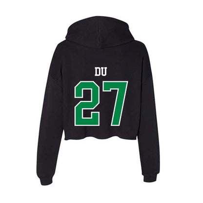 USC Upstate - NCAA Men's Soccer : Qingcheng Du - Women's Crop Fleece Hoodie-1
