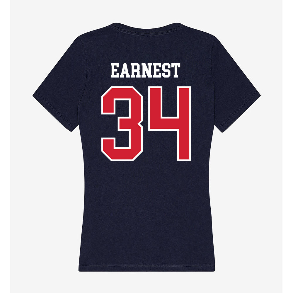 Robert Morris - NCAA Football : Steven Earnest - Women's V-Neck T-Shirt-1