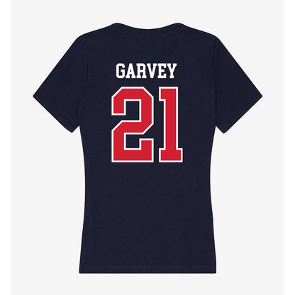 Robert Morris - NCAA Men's Ice Hockey : Cameron Garvey - Women's V-Neck T-Shirt-1