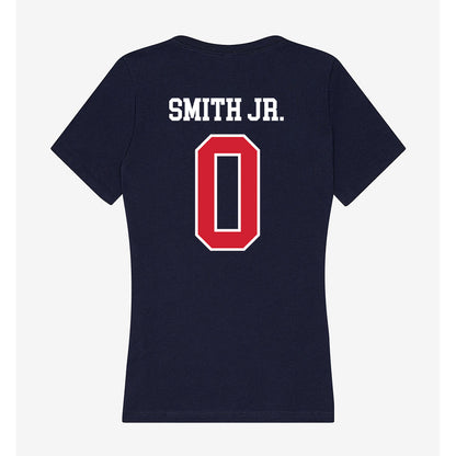 Robert Morris - NCAA Football : Carl Smith Jr. - Women's V-Neck T-Shirt-1