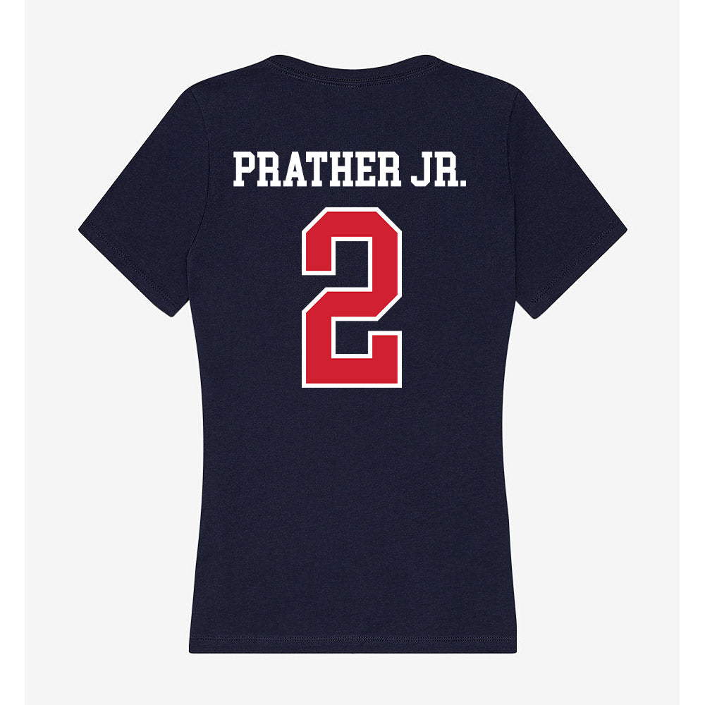 Robert Morris - NCAA Men's Basketball : Ryan Prather Jr. - Women's V-Neck T-Shirt-1