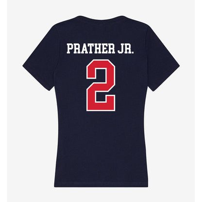 Robert Morris - NCAA Men's Basketball : Ryan Prather Jr. - Women's V-Neck T-Shirt-1