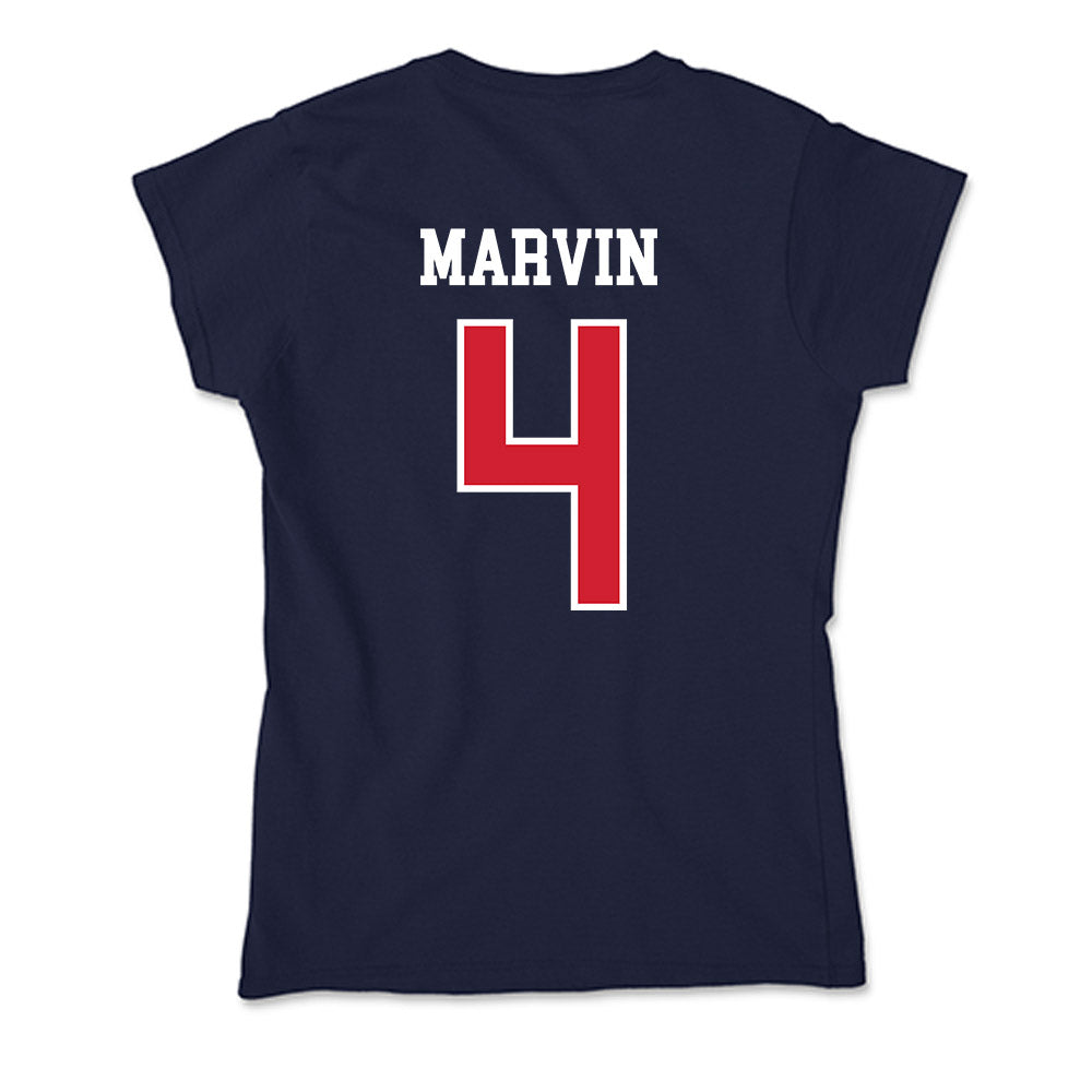 Robert Morris - NCAA Women's Soccer : Jillian Marvin - Soft Style Women’s T-Shirt-1