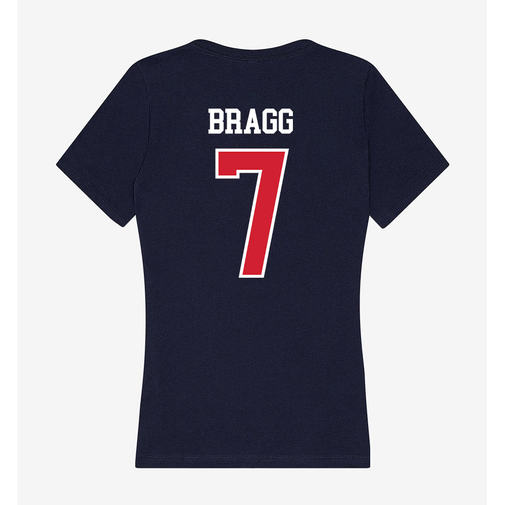 Robert Morris - NCAA Football : Knaheim Bragg - Women's V-Neck T-Shirt-1