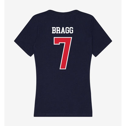 Robert Morris - NCAA Football : Knaheim Bragg - Women's V-Neck T-Shirt-1
