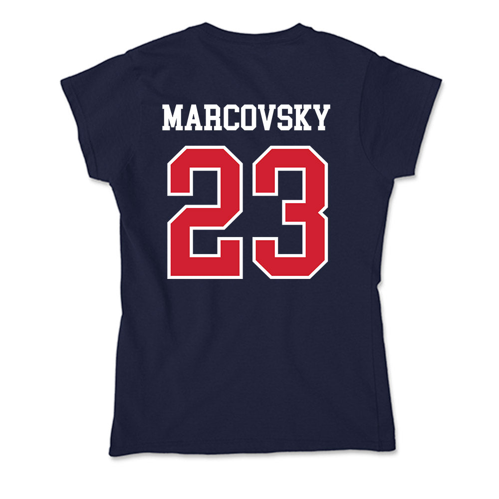 Robert Morris - NCAA Women's Ice Hockey : Ellie Marcovsky - Soft Style Women’s T-Shirt-1