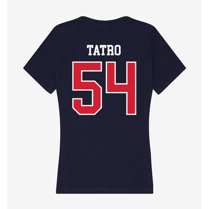 Robert Morris - NCAA Softball : Kailani Tatro - Women's V-Neck T-Shirt-1