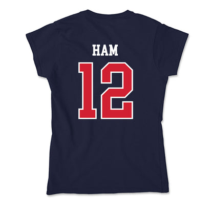Robert Morris - NCAA Women's Ice Hockey : Ashlyn Ham - Soft Style Women’s T-Shirt-1