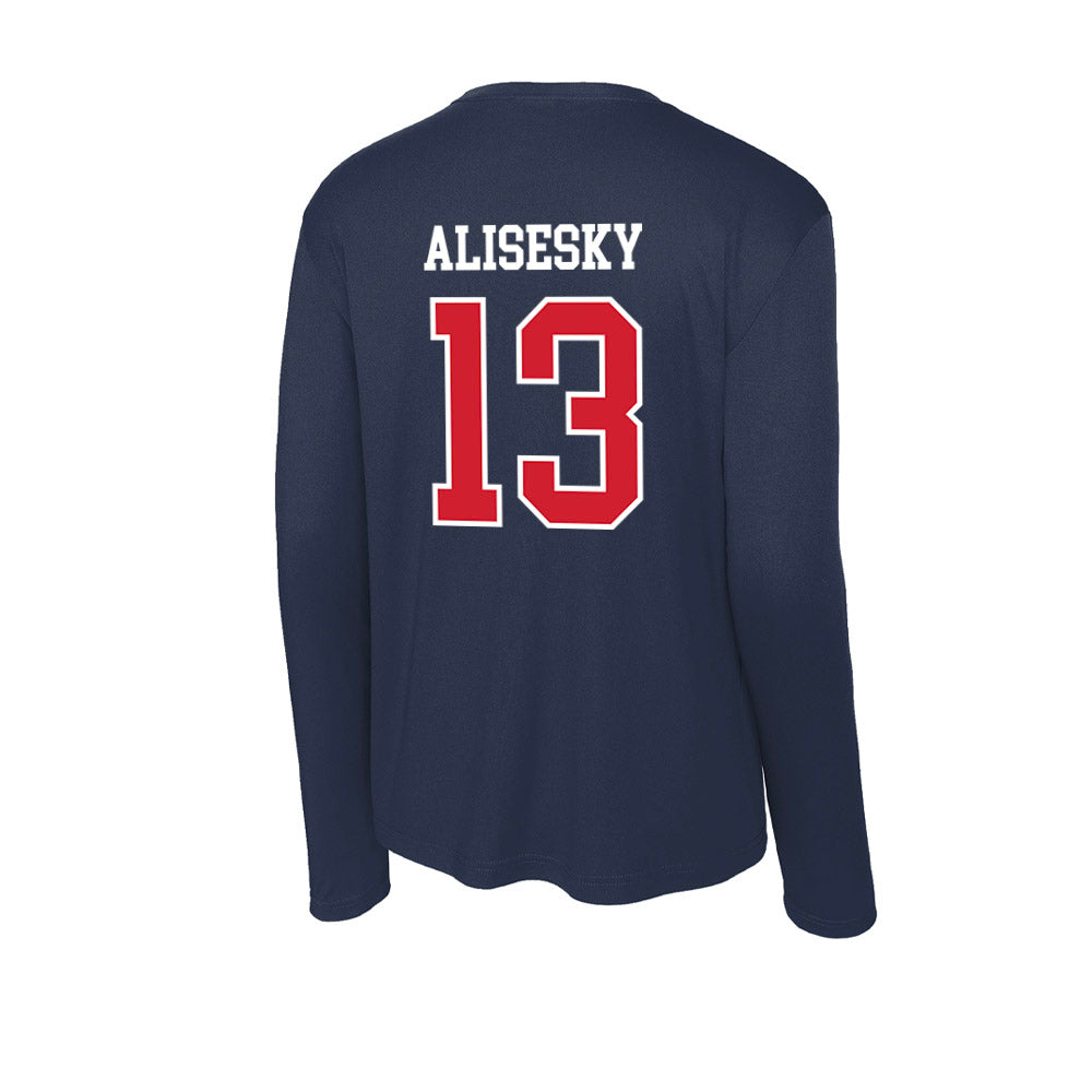 Robert Morris - NCAA Softball : Morgan Alisesky - Activewear Long Sleeve T-Shirt-1