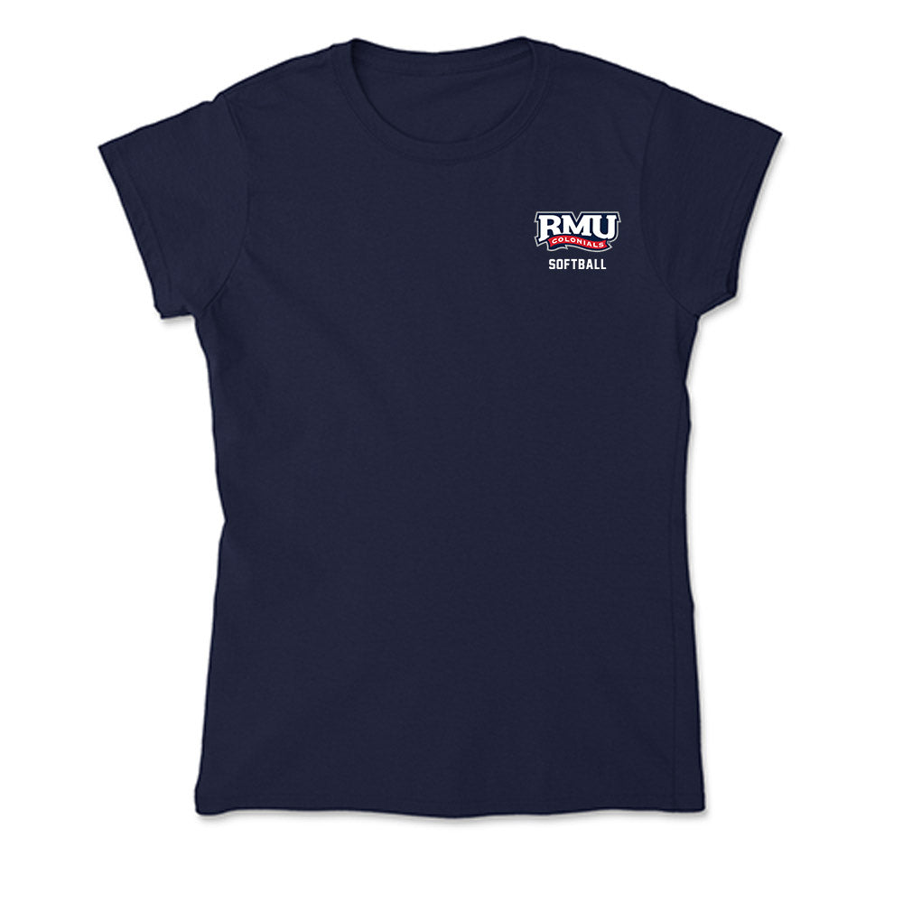 Robert Morris - NCAA Softball : Sequoia Dunlap - Soft Style Women’s T-Shirt-0