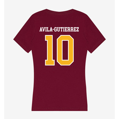 Winthrop - NCAA Women's Soccer : Monssi Avila-Gutierrez - Women's V-Neck T-Shirt-1
