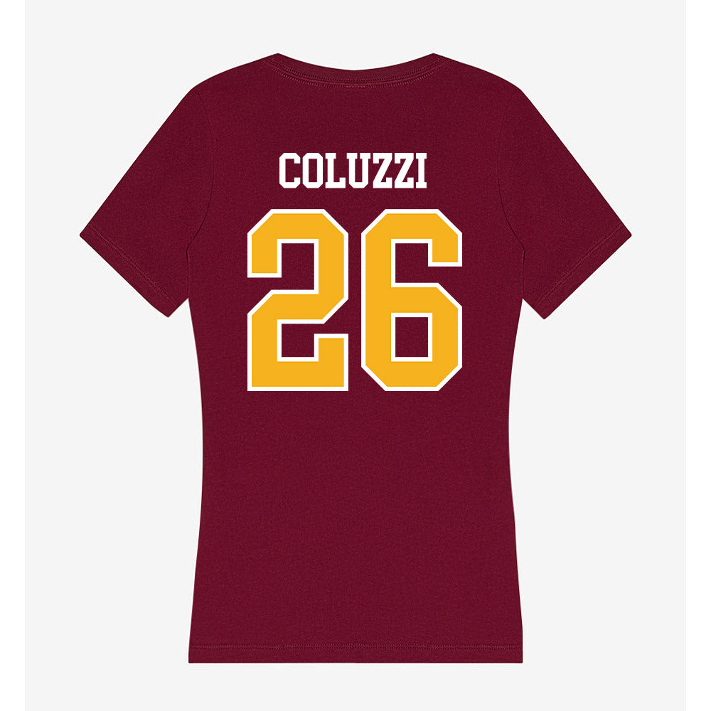 Winthrop - NCAA Women's Lacrosse : Rose Coluzzi - Women's V-Neck T-Shirt-1