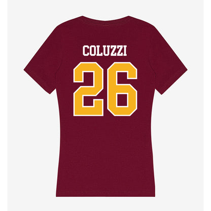Winthrop - NCAA Women's Lacrosse : Rose Coluzzi - Women's V-Neck T-Shirt-1