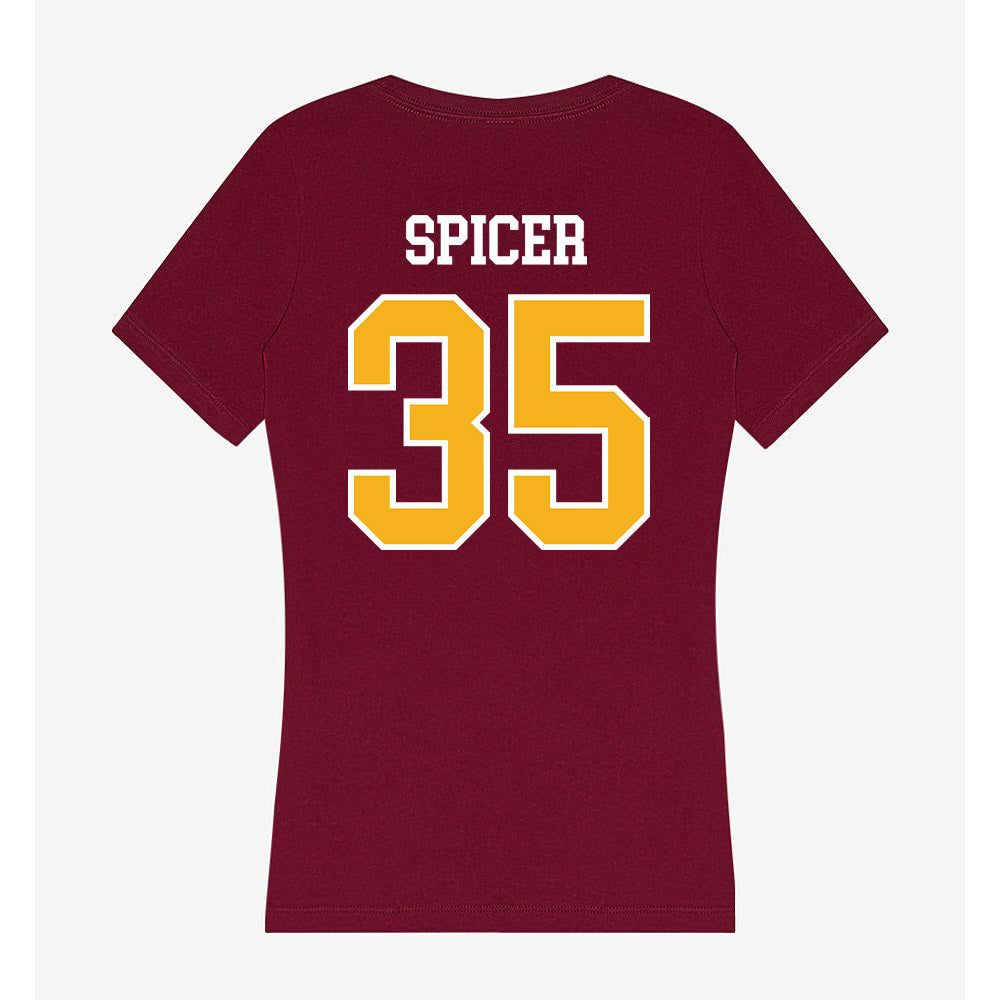 Winthrop - NCAA Women's Lacrosse : Janie Spicer - Women's V-Neck T-Shirt-1