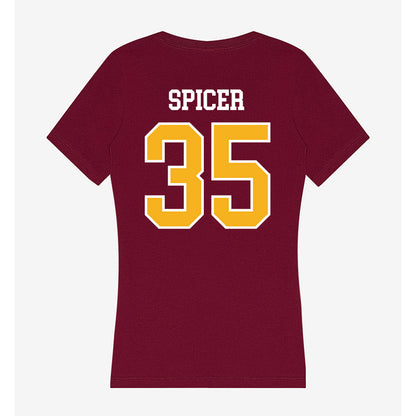 Winthrop - NCAA Women's Lacrosse : Janie Spicer - Women's V-Neck T-Shirt-1