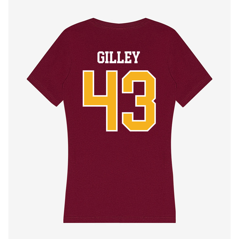 Winthrop - NCAA Baseball : Brayden Gilley - Women's V-Neck T-Shirt-1
