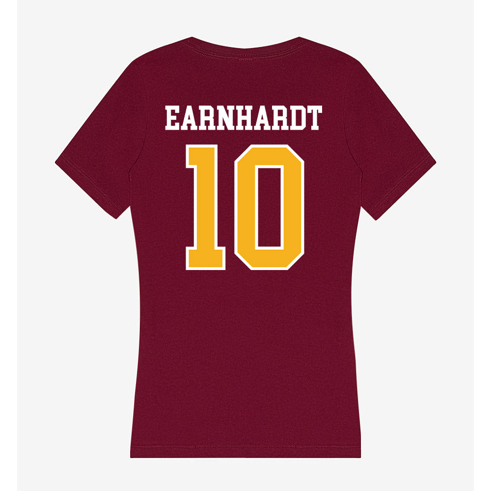 Winthrop - NCAA Baseball : Luke Earnhardt - Women's V-Neck T-Shirt-1