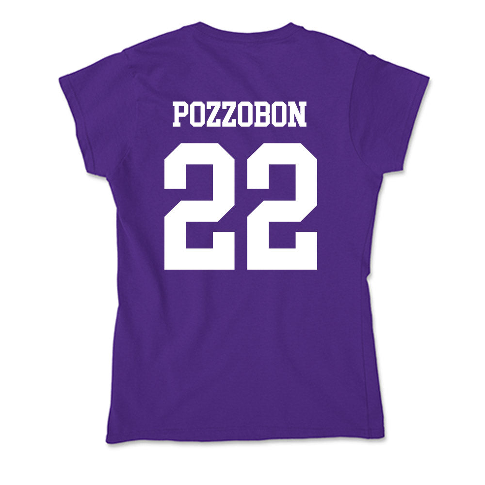 SFA - NCAA Football : Lachie Pozzobon - Soft Style Women’s T-Shirt-1