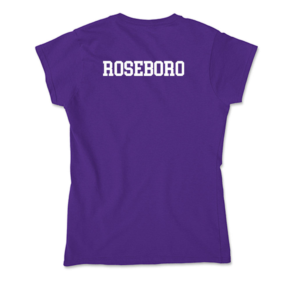 SFA - NCAA Men's Track & Field : Mason Roseboro - Soft Style Women’s T-Shirt-1