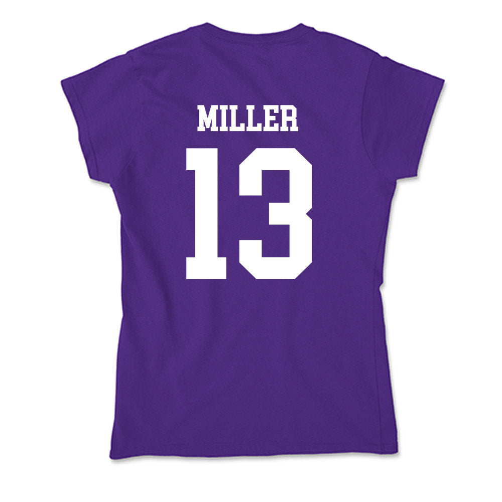 SFA - NCAA Women's Soccer : Alexis Miller - Soft Style Women’s T-Shirt-1