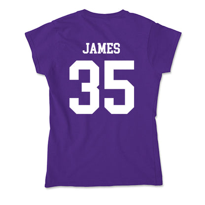 SFA - NCAA Baseball : Jack James - Soft Style Women’s T-Shirt-1