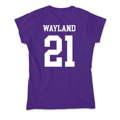 SFA - NCAA Football : Clayton Wayland - Soft Style Women’s T-Shirt-1