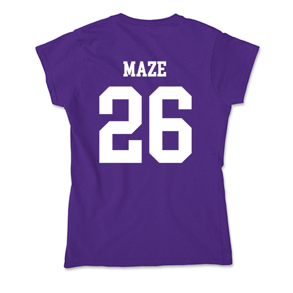 SFA - NCAA Football : Justin Maze - Soft Style Women’s T-Shirt-1