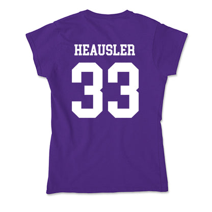 SFA - NCAA Women's Soccer : Logan Heausler - Soft Style Women’s T-Shirt-1
