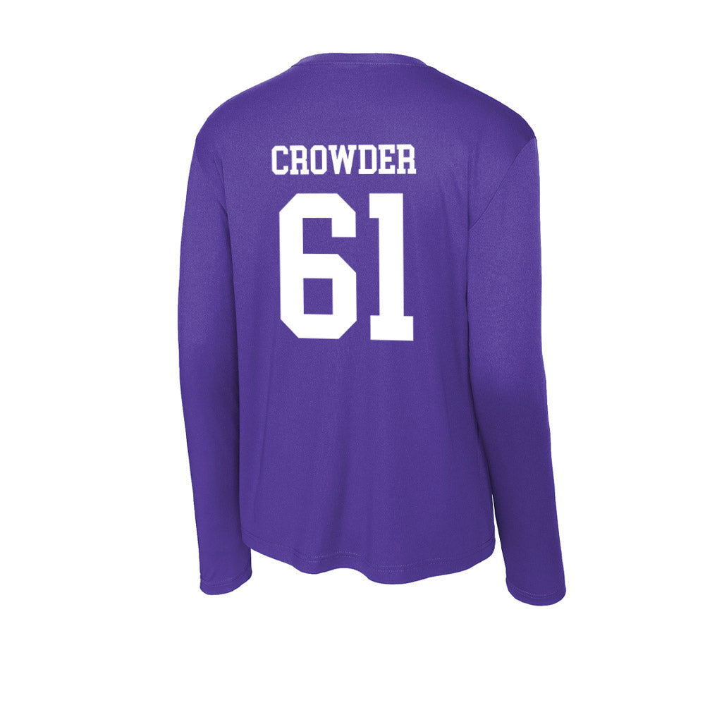 SFA - NCAA Football : Jason Crowder - Activewear Long Sleeve T-Shirt-1