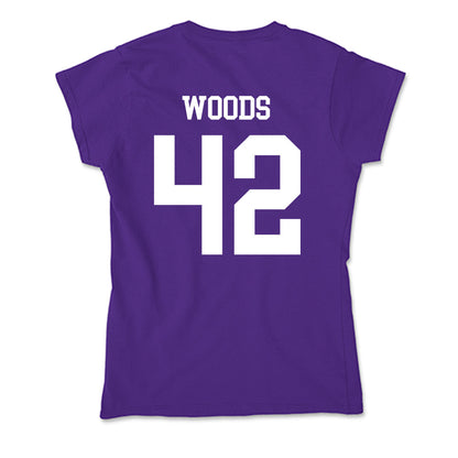 SFA - NCAA Football : Michael Woods - Soft Style Women’s T-Shirt-1