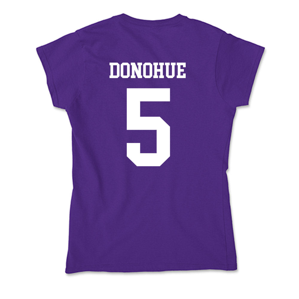 SFA - NCAA Women's Soccer : Morgan Donohue - Soft Style Women’s T-Shirt-1
