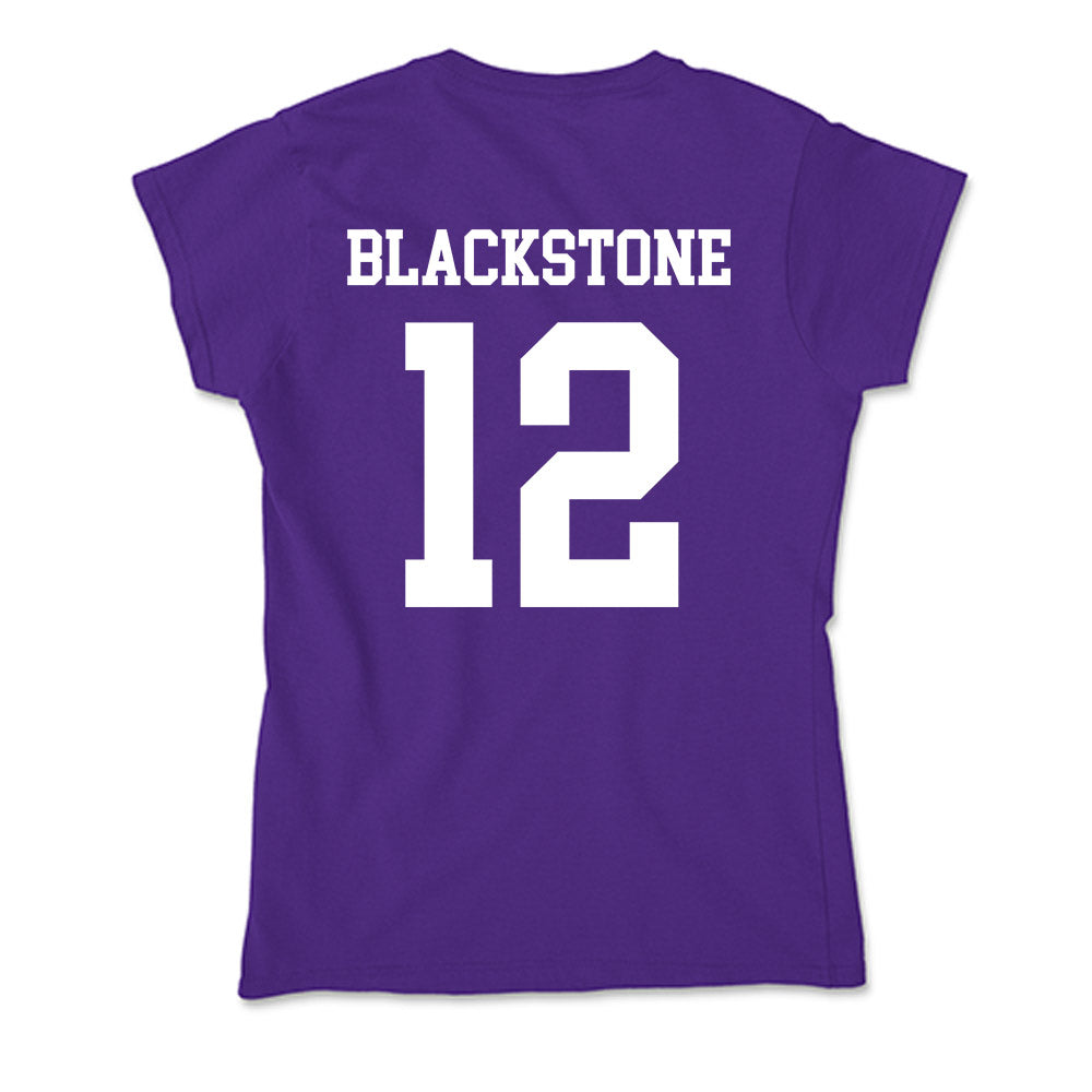 SFA - NCAA Women's Basketball : Faith Blackstone - Soft Style Women’s T-Shirt-1